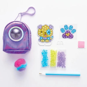 Creativity for Kids Bubble Gems Backpack Keychain Puppy Dog - Treasure Island Toys