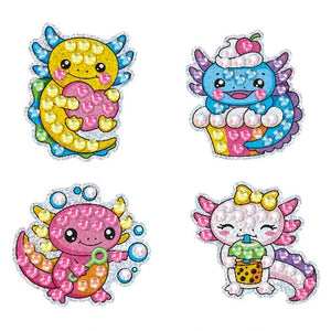 Creativity for Kids Big Gem Diamond Painting Axolotl