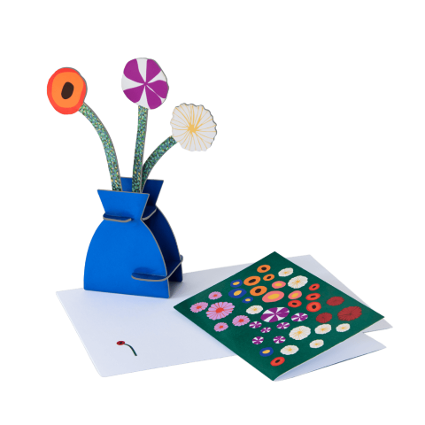 Studio Roof Klimt Flowers Pop Out Card - Treasure Island Toys