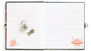 Galison Mudpuppy Locked Diary - Solar System - Treasure Island Toys