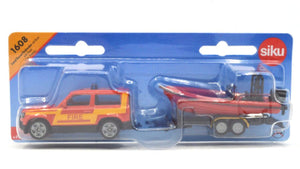 Siku Land Rover Defender with Boat - Treasure Island Toys