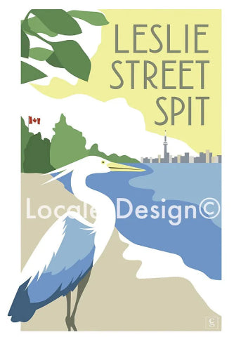 Locales Design Print - Leslie Street Spit - Treasure Island Toys