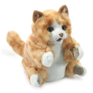 Folkmanis Puppet - Orange Tabby Cat - Treasure Island Toys