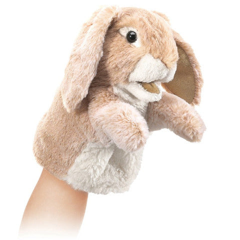 Folkmanis Puppet - Little Lop Rabbit - Treasure Island Toys