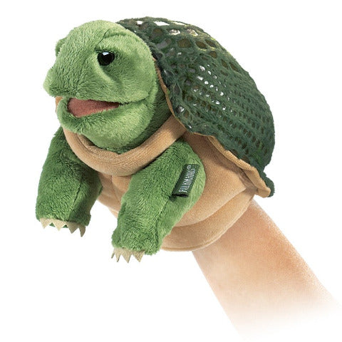 Folkmanis Puppet - Little Turtle - Treasure Island Toys