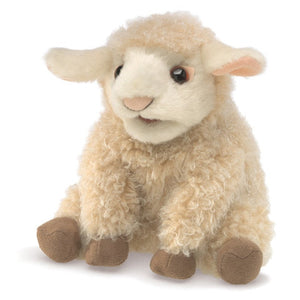 Folkmanis Puppet - Lamb, Small - Treasure Island Toys