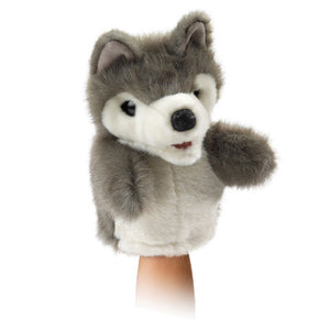 Folkmanis Puppet - Little Wolf - Treasure Island Toys