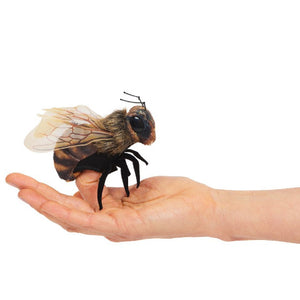 Folkmanis Finger Puppet - Bee - Treasure Island Toys
