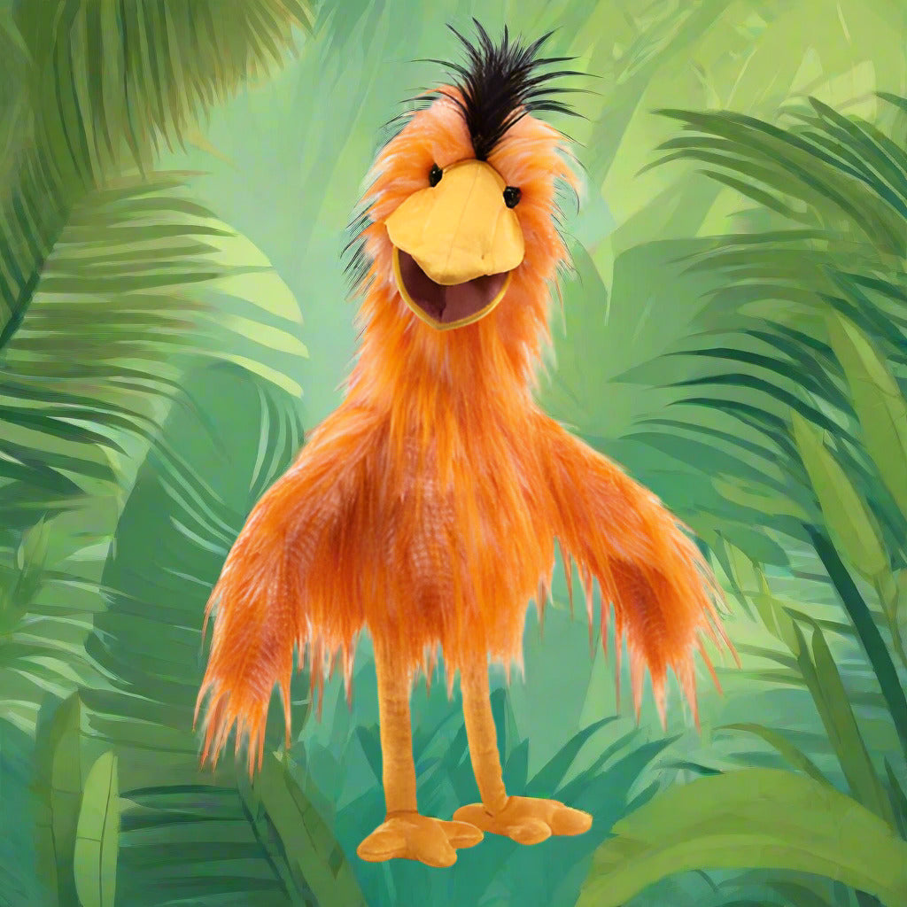 Folkmanis Puppet - Silly Bird - Treasure Island Toys