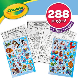 Crayola Colouring Book Big Book of Stories, 288 Pages