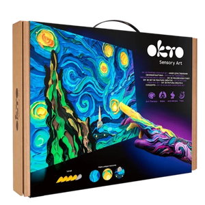 OKTO Sensory Art 3D Painting Starry Nights - Treasure Island Toys