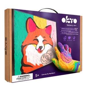 OKTO Sensory Art Paint by Numbers Fox - Treasure Island Toys