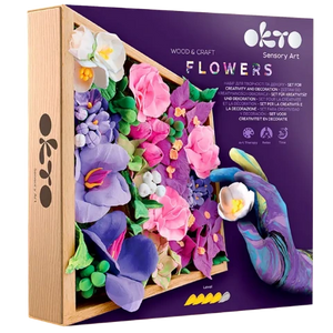 OKTO Sensory Art Wood & Craft Flowers, Inspiration - Treasure Island Toys