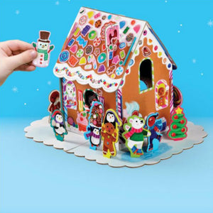 Crocodile Creek Art Make Your Own Gingerbread House - Treasure Island Toys