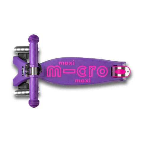 Micro Scooter Maxi Deluxe LED Scooter - Purple