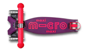 Micro Scooter Maxi Foldable  LED Scooter - Neon Ultra Pink/Purple