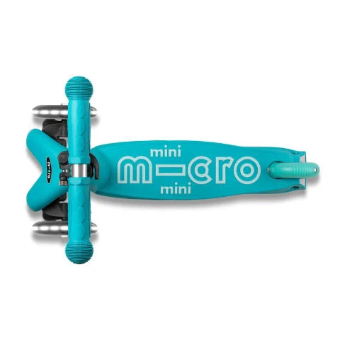 Micro Scooter Mini Deluxe LED Scooter - Aqua