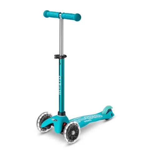 Micro Scooter Mini Deluxe LED Scooter - Aqua