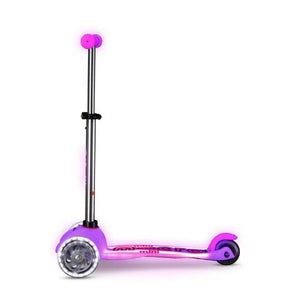 Micro Scooter Mini Deluxe Glow LED Scooter - Frosty Pink - Treasure Island Toys
