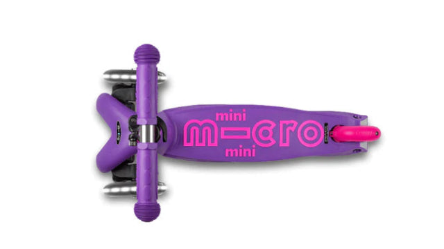 Micro Scooter Mini Deluxe LED Scooter - Purple - Treasure Island Toys