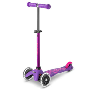 Micro Scooter Mini Deluxe LED Scooter - Purple - Treasure Island Toys
