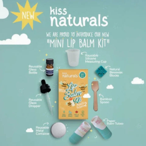 Kiss Naturals DIY Mini Lip Balm Kit - Treasure Island Toys