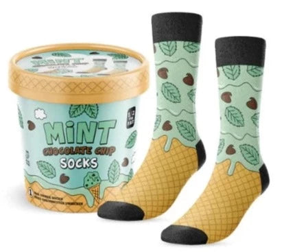 Main & Local Socks Ice Cream Chocolate Mint Socks - Treasure Island Toys
