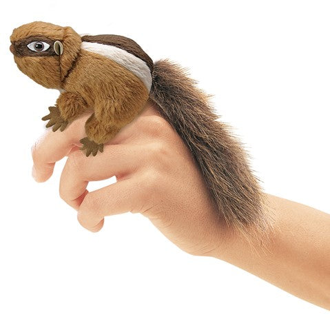 Folkmanis Finger Puppet - Chipmunk - Treasure Island Toys