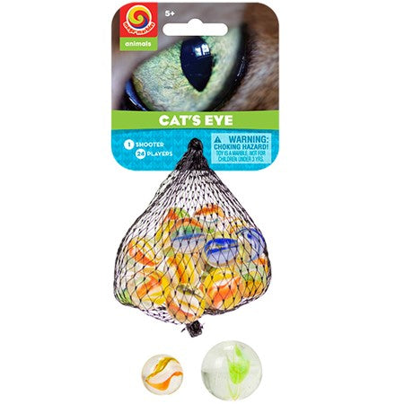 Mega Marbles - Cat's Eye Tri-Colour - Treasure Island Toys