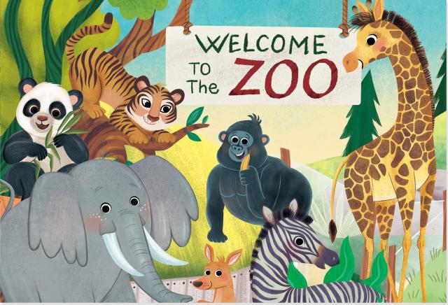 Greeting Card Enclosure -  Zoo