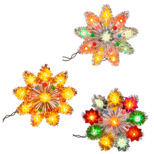 Light-up Reflector Star Tree Topper - Treasure Island Toys