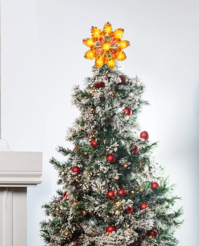 Light-up Reflector Star Tree Topper - Treasure Island Toys