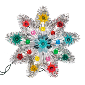 Light-up Reflector Star Tree Topper - Treasure Island Toys
