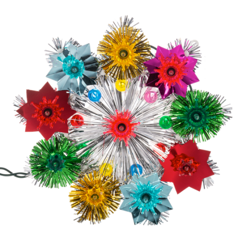 Light-up Reflector Star Tree Topper - Treasure Island Toys