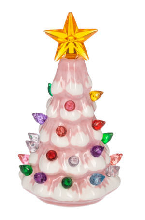 LED Retro Light-up Mini Christmas Tree Shimmers - Treasure Island Toys