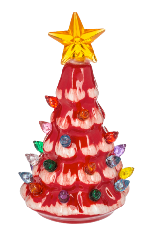 LED Retro Light-up Mini Christmas Tree Shimmers - Treasure Island Toys