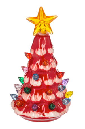 LED Retro Light-up Mini Christmas Tree Shimmers - Treasure Island Toys