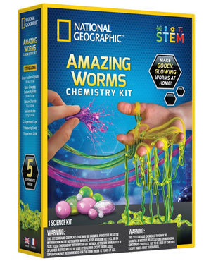 National Geographic Amazing Worms Chemistry Kit - Treasure Island Toys