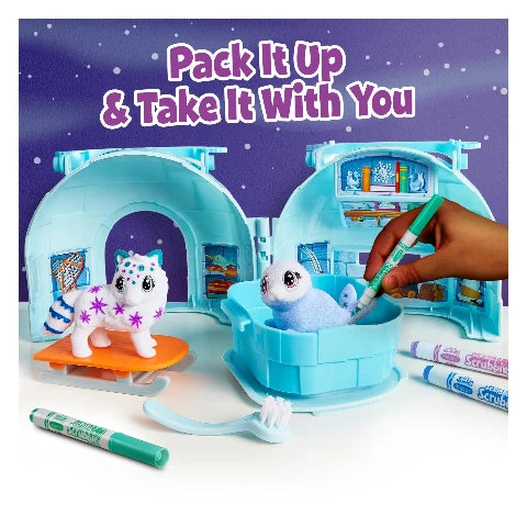 Crayola Scribble Scrubbie Arctic Pets Igloo - Treasure Island Toys