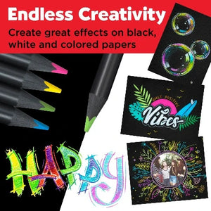 Faber-Castell Black Edition Color Pencils, Neon & Pastel