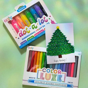 Ooly Dot-a-Lot 3D Dimensional Craft Paint - Brights - Treasure Island Toys