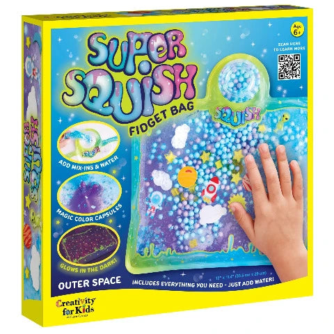 Creativity for Kids Super Squish Fidget Fun Outer Space Treasure