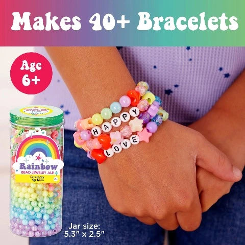 Creativity for Kids Bead Jar Rainbow - Treasure Island Toys