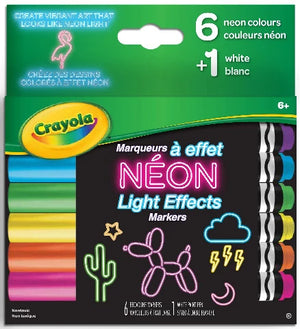 Crayola Markers Neon Light Effects - Treasure Island Toys