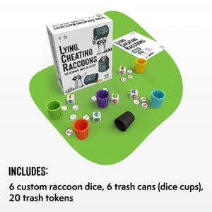 Gamewright Lying Cheating Raccoons - Treasure Island Toys