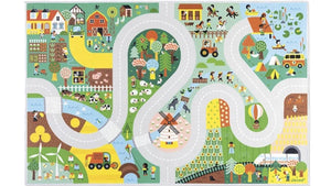 Janod Cross Roads Countryside Play Mat - Treasure Island Toys