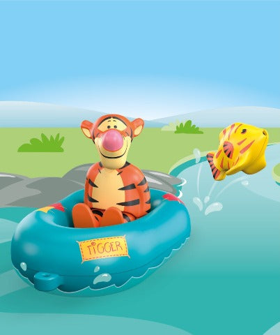 Playmobil Junior Aqua Tigger's Rubber Boat Ride - Treasure Island Toys