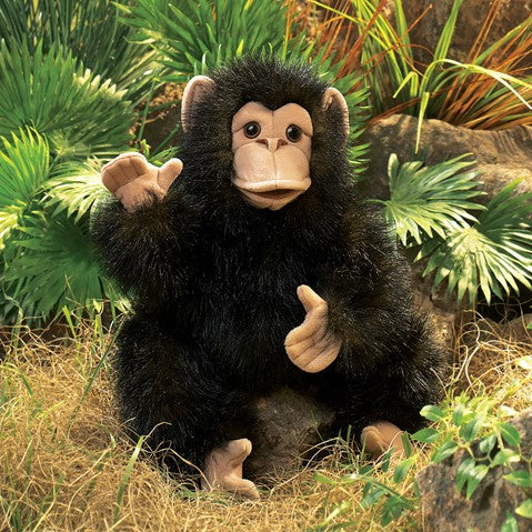 Folkmanis Puppet - Chimpanzee Baby