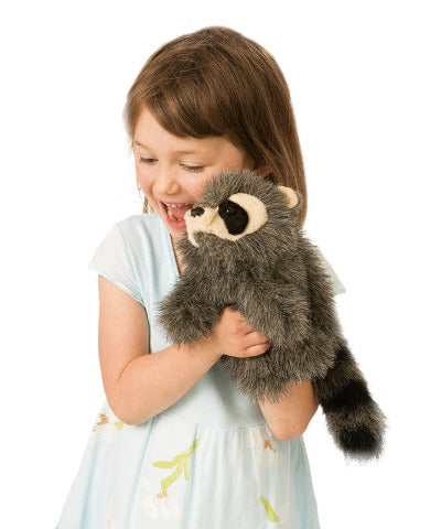 Folkmanis Puppet - Raccoon Baby - Treasure Island Toys