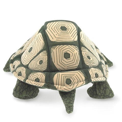 Folkmanis Puppet - Tortoise - Treasure Island Toys